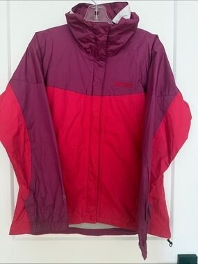 Marmot Two-Tone Magenta and Pink Shell Jacket